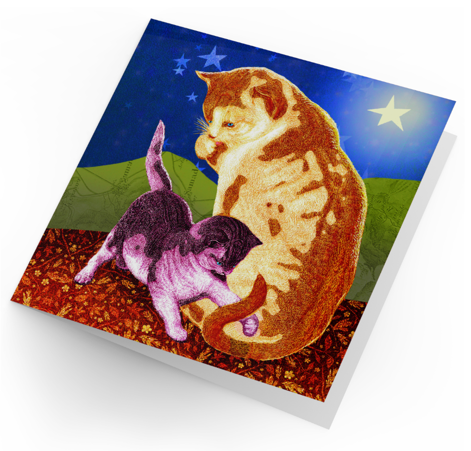 Cat and Kitten Card